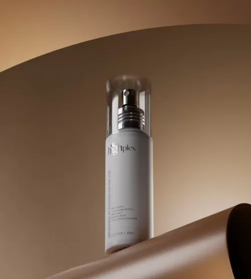 Ativador de brilho de cabelo luminoso