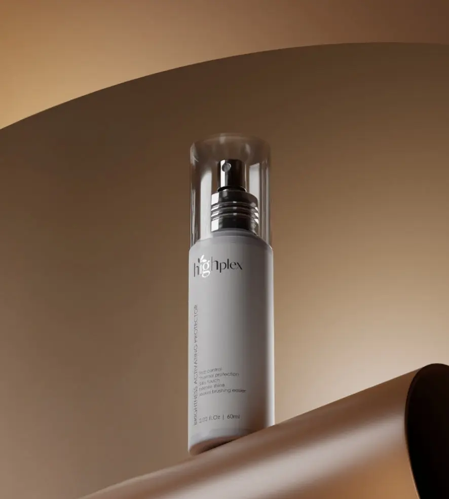 Ativador de brilho de cabelo luminoso